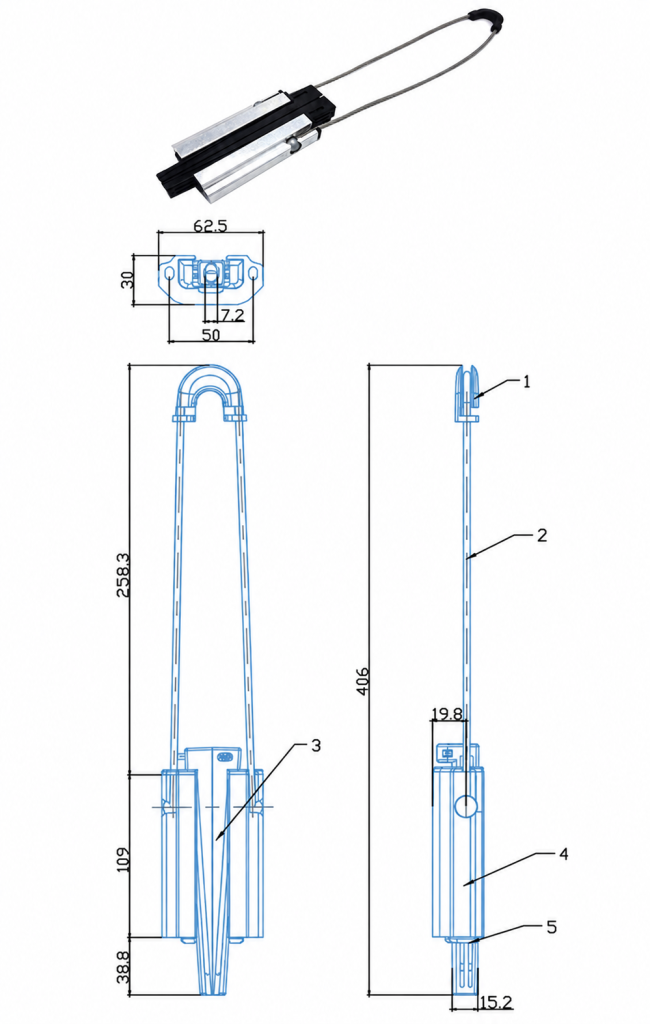 JBG-0 dimension drawing