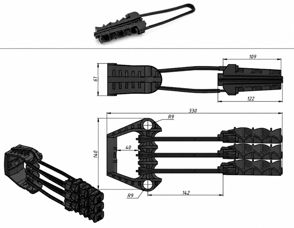 PA-166 dimension drawing