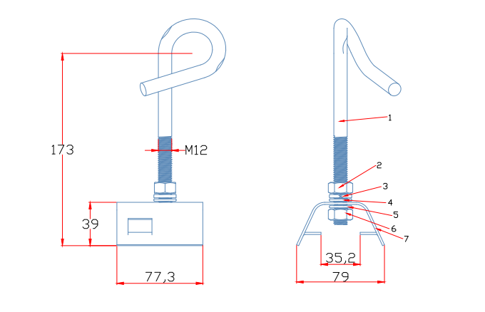 YKP-00 source dimension drawing