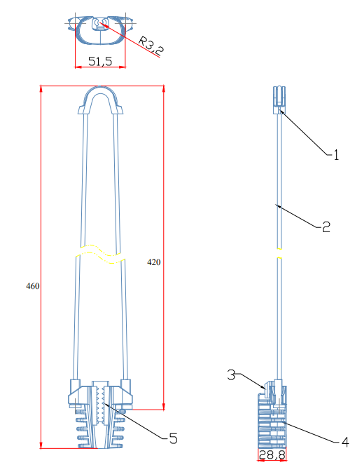 PA-06X320 source dimension drawing