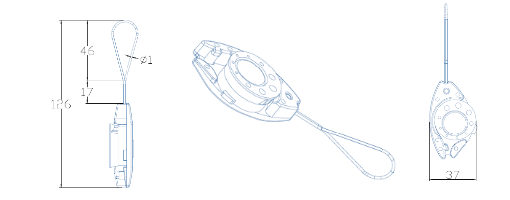 FISH-00 source dimension drawing